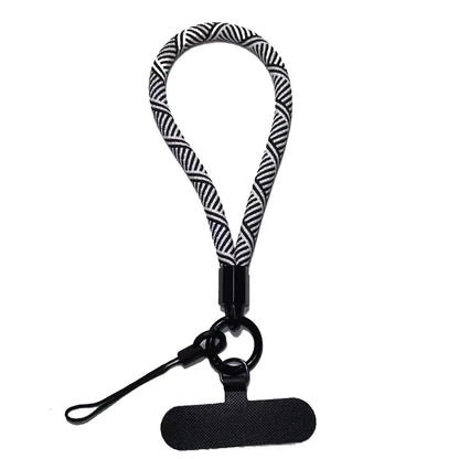 Phone Lanyard Wrist Strap Woven Phone Lanyard Creative Keychain Hanging Rope Anti-Lost Security Wristband Universal Short Rope