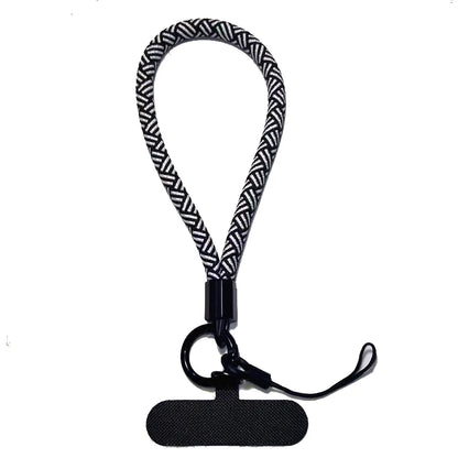 Phone Lanyard Wrist Strap Woven Phone Lanyard Creative Keychain Hanging Rope Anti-Lost Security Wristband Universal Short Rope