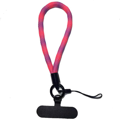 Phone Lanyard Wrist Strap Woven Phone Lanyard Creative Keychain Hanging Rope Anti-Lost Security Wristband Universal Short Rope