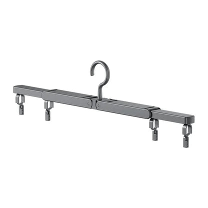 Portable Folding ABS Clothes Hanger Travel Business Trip Multifunctional Compact Storage Drying Rack Clip Telescopic Set Set