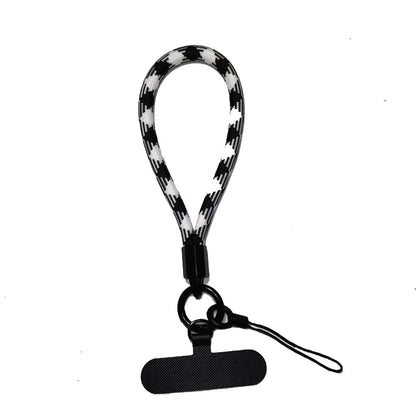 Phone Lanyard Wrist Strap Woven Phone Lanyard Creative Keychain Hanging Rope Anti-Lost Security Wristband Universal Short Rope